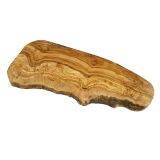 Schneidebrett Naturschnitt aus Olivenholz 50 cm
