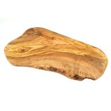 Schneidebrett Naturschnitt aus Olivenholz 50 cm