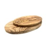 Schneidebrett  OVAL  25 x 15 cm aus Olivenholz
