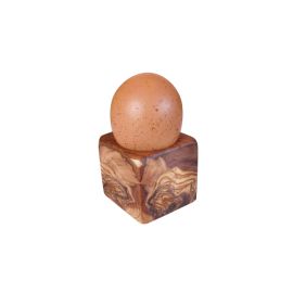 8 Eierbecher Eierhalter 2 6 12 Set aus Olivenholz Eierständer Würfel 4 