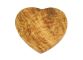 Frühstücksbrett Herzform aus Olivenholz ca. 25 x 24 cm "Ohne Gravur"