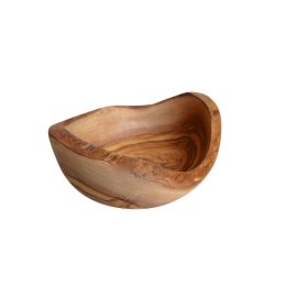 Schale oval rustikal aus Olivenholz 12-14 cm D.O.M