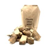 Räucherholz Chunks (1 kg oder 2 kg) aus Olivenholz zum Räuchern & Smoken