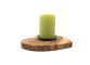 Kerzenhalter HERZ aus Olivenholz