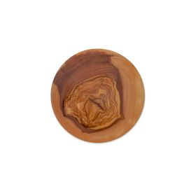 Untersetzer RUND Ø ca. 12 cm aus Olivenholz
