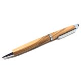 Kugelschreiber HENRI aus Olivenholz - ohne oder mit Gravur - inklusive Samtetui