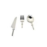 Essbesteck Edelstahl pur 3er Set