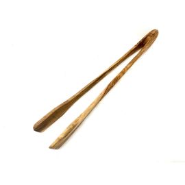 BURI Grillzange 12x Grillzange Buchenholz 48cm Gril Produktbild-Vorschau 13